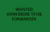 Wanted: John Deere 1510E Forwarder 