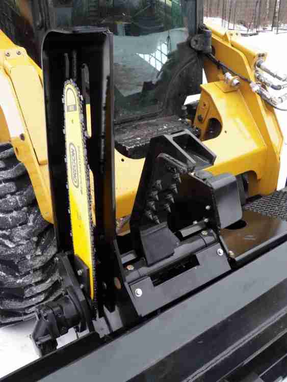 Red Pine Equipment Halverson 140B Firewood Processor SkidSteer Attachment