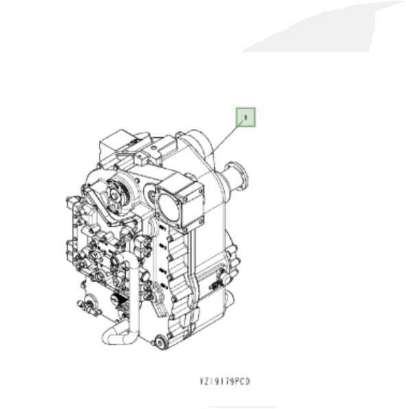 John Deere 648H transmission part# YZ19179, schematics