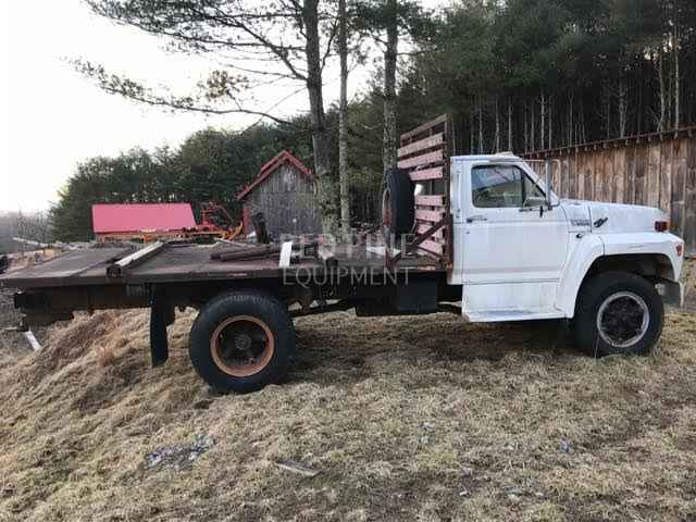 Ford F600 Diesel Flatbed Truck Minnesota Forestry Equipment Sales