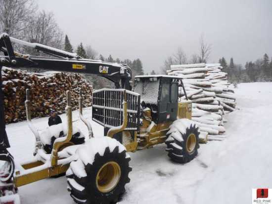  CAT 534  Single Bunk Forwarder Minnesota Forestry 