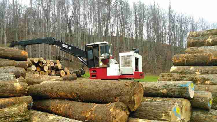 Prentice 410d Log Loader Minnesota Forestry Equipment Sales