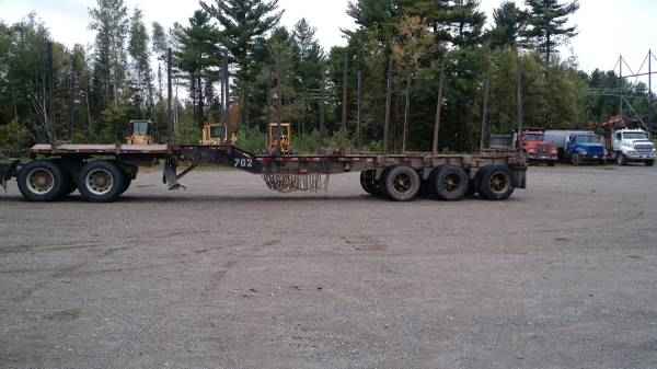 Stairs Triple Axle Log Trailer ***SOLD***