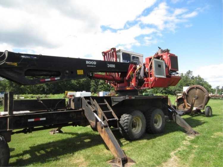Hood 24000 SelfPropelled 8 Wheel Drive Loader Minnesota Forestry Equipment Sales