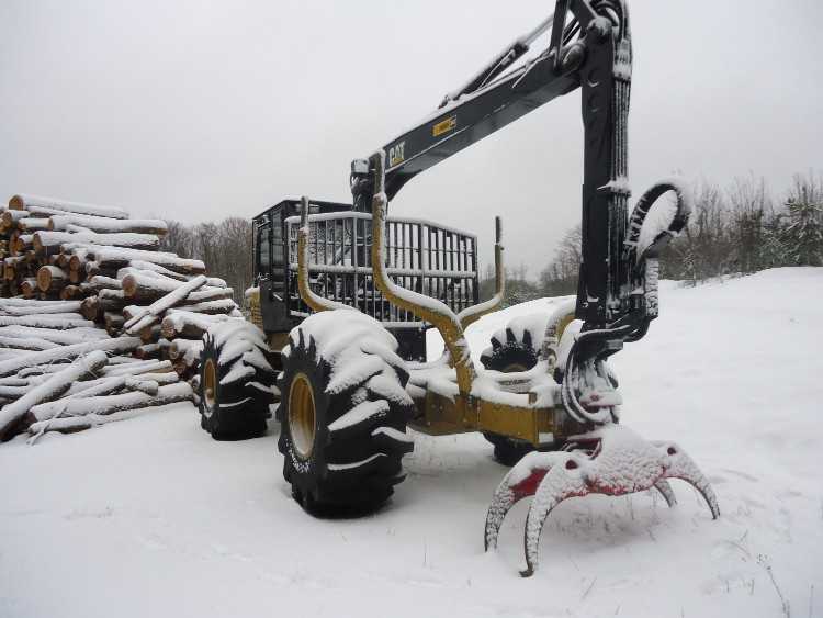  CAT 534  Single Bunk Forwarder Minnesota Forestry 