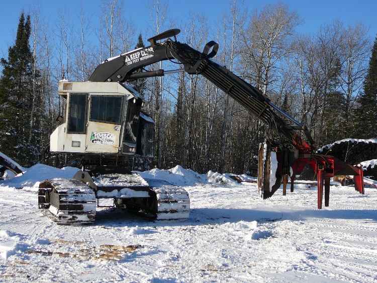 Timbco 425C Feller Buncher with 22" Quadco Hotsaw ***SOLD***
