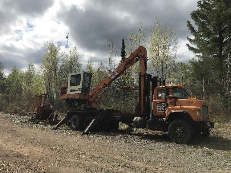 Barko 160a Loader On A Mack Truck W Sirro 60 Slasher Sold Minnesota Forestry Equipment Sales