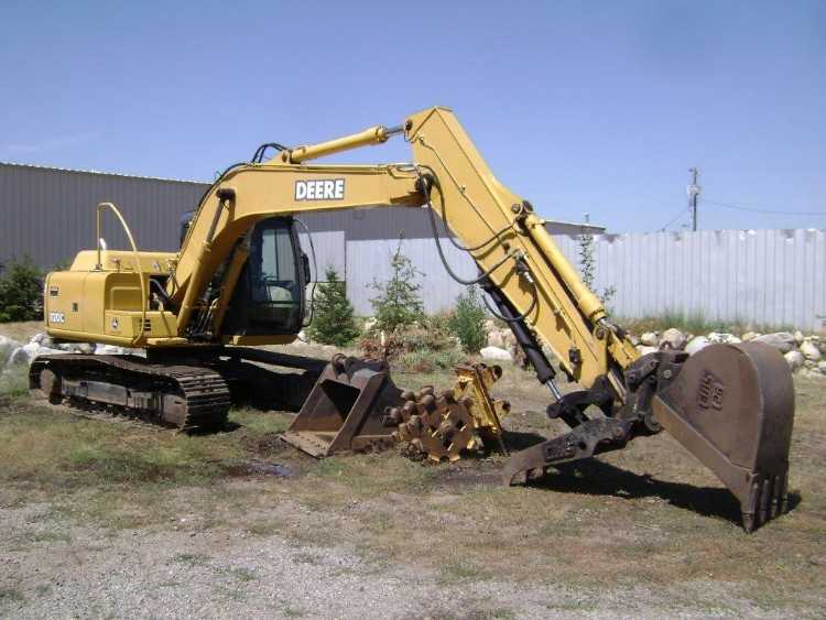 John Deere 120C Excavator Minnesota Forestry Equipment Sales
