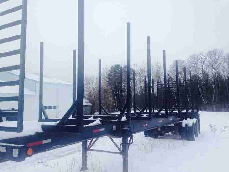 Red Pine Equipment (2) Custom Built 46' 4 Bunk Log Trailers