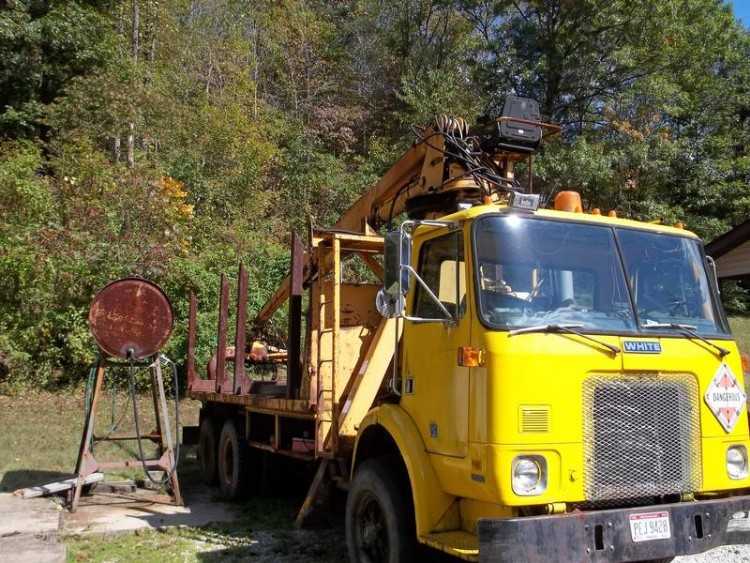 Volvo White Double Bunk Loader Truck Minnesota Forestry Equipment Sales